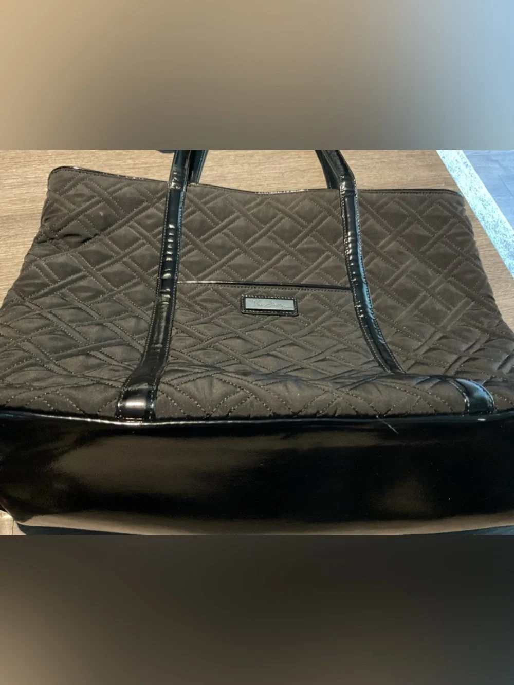 Vera Bradley Black Quilted 4 piece BUNDLE - Good Used Condition MSRP: $350+ - Picture 9 of 16